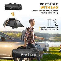 Aluminium Dome Camping Tent 1 to 2 Man 2000mm Waterproof with Rainfly Portable