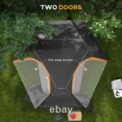 Aluminium Dome Camping Tent 1 to 2 Man 2000mm Waterproof with Rainfly Portable