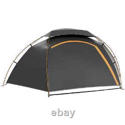 Aluminium Dome Camping Tent 1 to 2 Man 2000mm Waterproof with Rainfly Portable