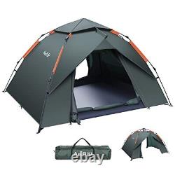 Amflip Camping Tent Automatic 3 Man Person Instant Tent Pop Up Ultralight Dome