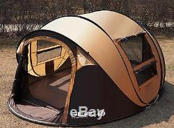 Automatic Large Family Tent 5-6 People Camping Throwing Pop Up Second Open Tent