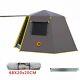 Automatic Outdoor Camping Tent Hexagonal Aluminum Pole 3-4 Persons 245x245x165cm
