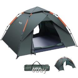 Automatic Pop Up 3 Man Tent Ultralight Waterproof Double Skin Camping Shelter