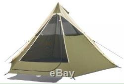 B New Large Outdoor Camping 6-8 PERSON Family TEEPEE TIPI TENT WATERPROOF