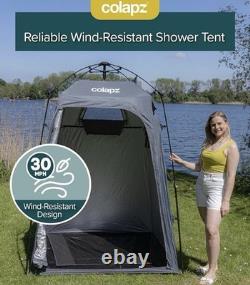 BRAND NEW SEALED COLAPZ Shower Tent Toilet Shower Changing Room Pop Up RRP £199