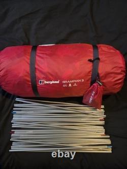Basically Brand New Berghaus Grampian 3 3-Person Tent Red
