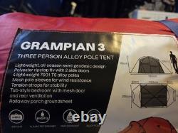 Basically Brand New Berghaus Grampian 3 3-Person Tent Red