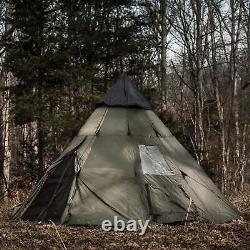 BattlBox Tupik 2-Person Camping Tent Teepee with Ventilation & Bug Protection