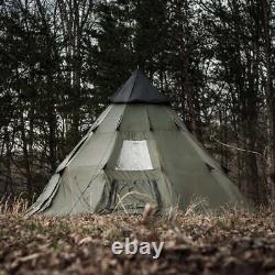 BattlBox Tupik 2-Person Camping Tent Teepee with Ventilation & Bug Protection