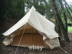 Bell tent. Large Emperor 6mx4m. Cotton Canvas. ZIG. 3 door. Well used