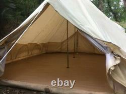 Bell tent. Large Emperor 6mx4m. Cotton Canvas. ZIG. 3 door. Well used