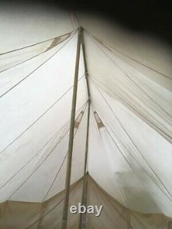 Bell tent. Large Emperor 6mx4m. Cotton Canvas. ZIG. 3 door. Well used