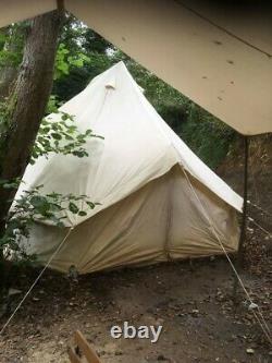 Bell tent. Large Emperor 6mx4m. Cotton Canvas. ZIG. 3 door. Well used