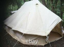 Bell tent. Large Emperor 6mx4m. Cotton Canvas. ZIG. 3 door. Well used