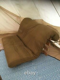 Bell tent. Large Emperor 6mx4m. Cotton Canvas. ZIG. 3 door. Well used