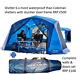 Berghaus 3.5m Dome Event Shelter, Gazebo Complete Walls And Doors Set Rrp £600