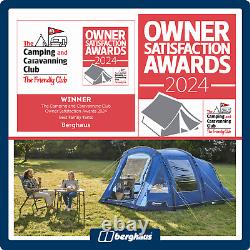 Berghaus Adhara 500 Nightfall Tent with Darkened Bedrooms & Sewn in Groundsheet