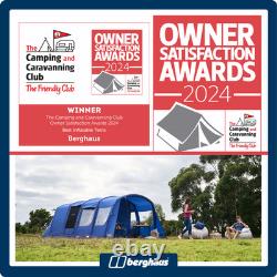 Berghaus Air 400XL Nightfall Tent with Darkened Bedrooms and Built-in Porch Area