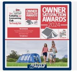 Berghaus Easy to Pitch Adhara 700 Nightfall Tent with Sewn in Groundsheet NEW