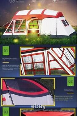 Big 6 Person Tent Six 12 Man People Large Family Car Camping Cabin Waterproof