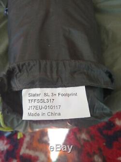 Big Agnes Slater UL 3+ Tent with footprint, 3 person, large porch lightly used