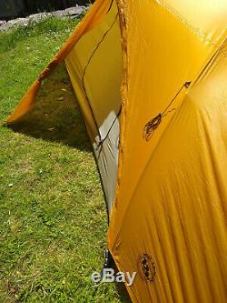 Big Agnes Slater UL 3+ Tent with footprint, 3 person, large porch lightly used