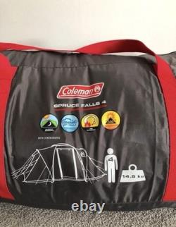 Blackout Coleman Spruce Falls 4 people outdoor tent in grey/green colour