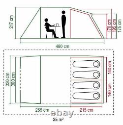 Blackout Tunnel Tent Coleman Mackenzie 4 Camping Outdoors Garden