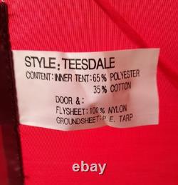Blacks Teesdale 2 Man Tent With Built In Ground Sheet And Mosquito Netting
