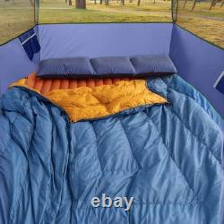 Blue 3 Person Dome Tent Waterproof 4 Season Fiberglass Camping Hiking Fishing
