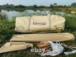 Brand New 6m Cotton Canvas Bell Tent Zipped In Groundsheet (ZIG)