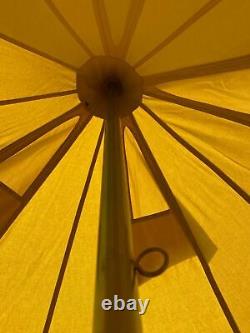 Brand New 6m Double Door Cotton Canvas Bell Tent Zipped In Groundsheet (ZIG)