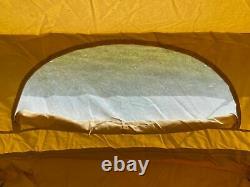 Brand New 6m Double Door Cotton Canvas Bell Tent Zipped In Groundsheet (ZIG)