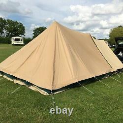 CABANON 6 BERTH CANVAS TENT WITH AWNING Excellent condition