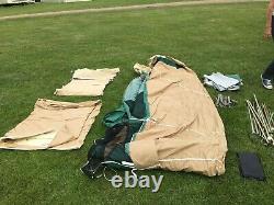 CABANON 6 BERTH CANVAS TENT WITH AWNING Excellent condition