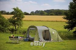 COLEMAN DA GAMA 5 MAN TUNNEL TENT person camping family large 2 bedrooms