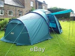 COLEMAN'Trispace' 8 person LARGE FAMILY TENT, great condition, FREE UK POSTAGE