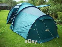 COLEMAN'Trispace' 8 person LARGE FAMILY TENT, great condition, FREE UK POSTAGE