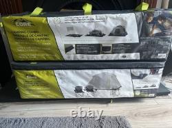 CORE 4 Piece Camping Equipment Combo Set 4 Person Tent with Chairs, Table & Bag