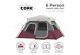 Core Instant Cabin 11 X 9 Foot 6 Person Cabin Tent Air Vents Loft Red New In Box