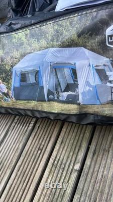 CORE LED 10 Person Tent Lighted Easy Assemble Missing Room Divider & Power Bank
