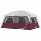 Core Straight Wall 14 X 10 Foot 10 Person Large Family Cabin Tent, Wine