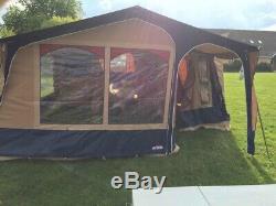 Cabanon Atlantis Trailer Tent, 4-8 berth, Large awning with porch, easy to pull