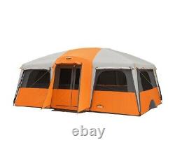 Camp Valley Core 12 Man Person Straight Wall Cabin Tent Camping Large Family