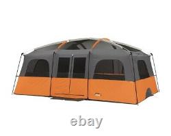 Camp Valley Core 12 Man Person Straight Wall Cabin Tent Camping Large Family