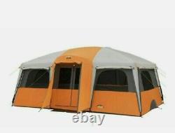 Camp Valley Core 12 Man Person Straight Wall Cabin Tent Camping Large Family New