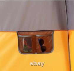 Camp Valley Core 12 Person Large Family Cabin Polyester Orange Tent New