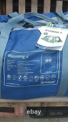 Camp bundle -Outwell Wyoming 4 Person tent, includes kampa toilet and mattress