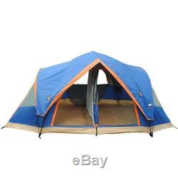 Camping 5-6 Persons Double Layer Family Tent Waterproof Beach Large Camping Tent