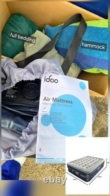 Camping Bundle 6 Men Tent, Bed, kitchen, matress, Light
